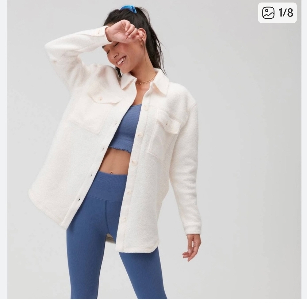 Spiritual Gangster Cream Teddy Jacket